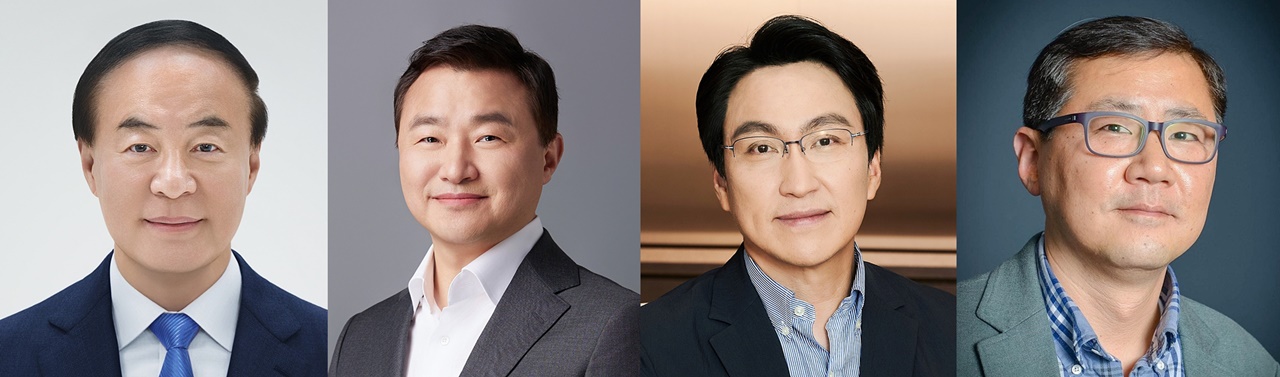 전영현 부회장, 노태문 사장, 윤장현 사장, 박홍근 사장(왼쪽부터)