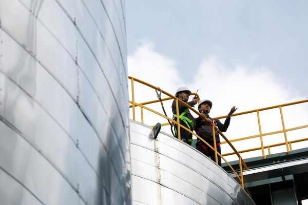 금호석유화학 직원들.