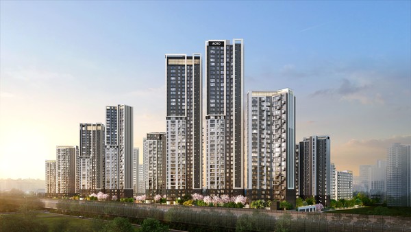 '아크로 드 서초' 단지 투시도